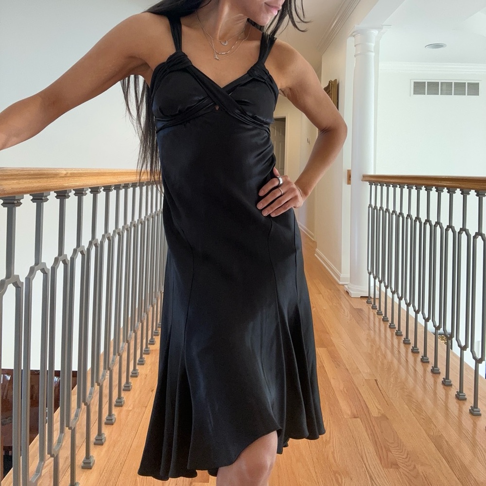 A.B.S by Allen Schwartz Elegant Black Women's Dress Size 2